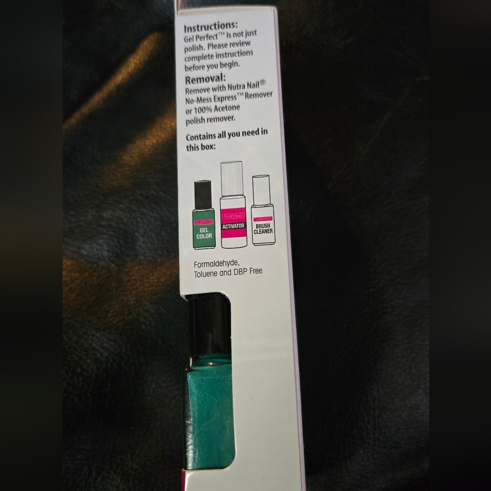 Nutra Nail Gel Perfect 5 minute gell color manicure NO LED needed Emerald - Picture 3 of 4